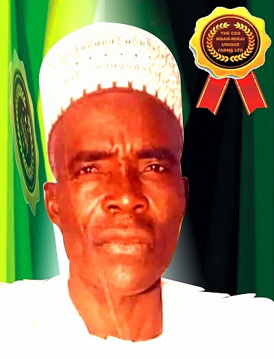 The CEO. of Mbam-Mikai Unique Farms Nig. Ltd