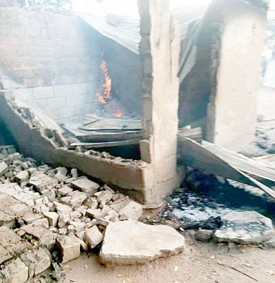 Houses-destroyed-during-a-clash-between-two-ethnic-groups-in-Karim-Lamido-LGA-of-Taraba-State